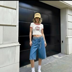 camiseta corta, estampada