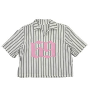camisa boxy estampado