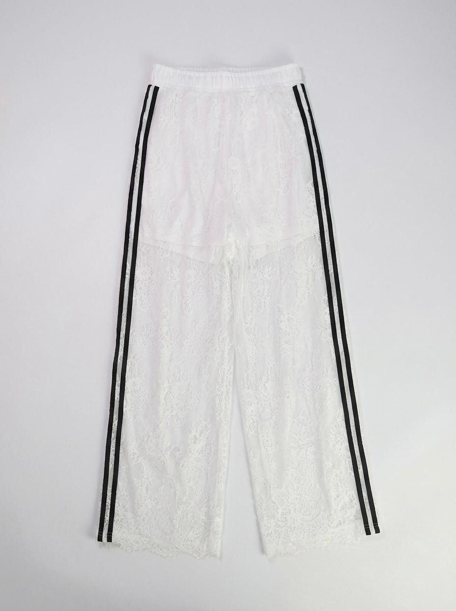 pantalon encaje ancho