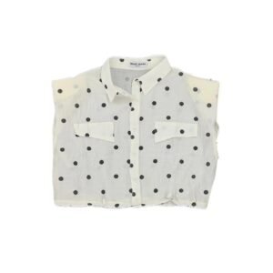 camisa sin mangas-puntos