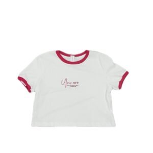 camiseta oversize cuello redondo