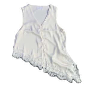 blusa borde encaje